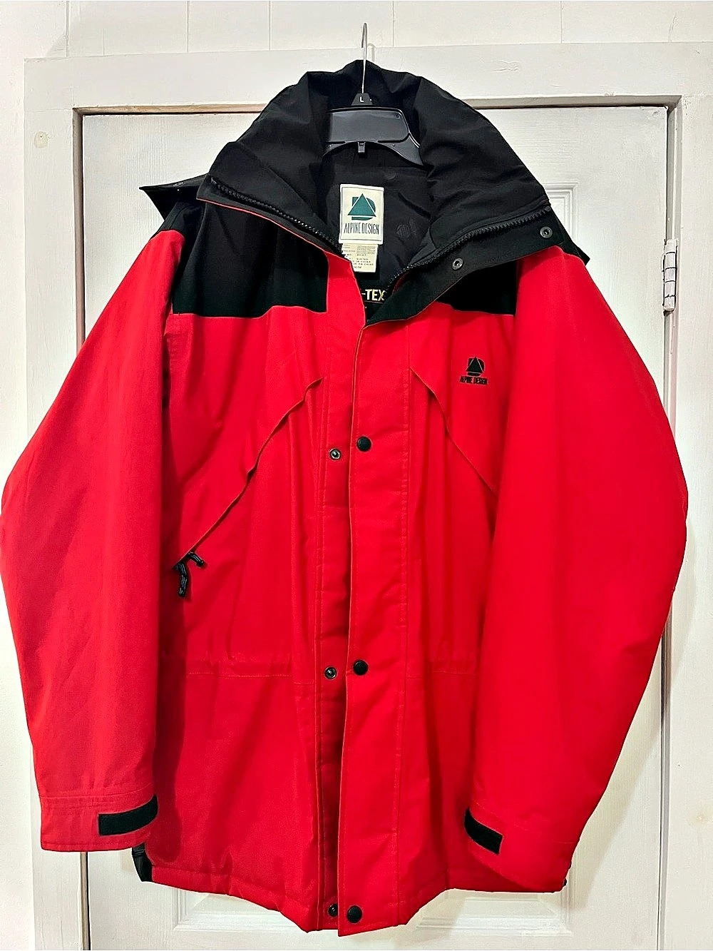 Alpine Design Gore-Tex Vintage Colorblock Parka Ski Jacket Medium